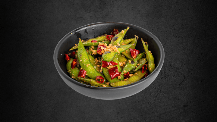 Chili Garlic Edamame menu item